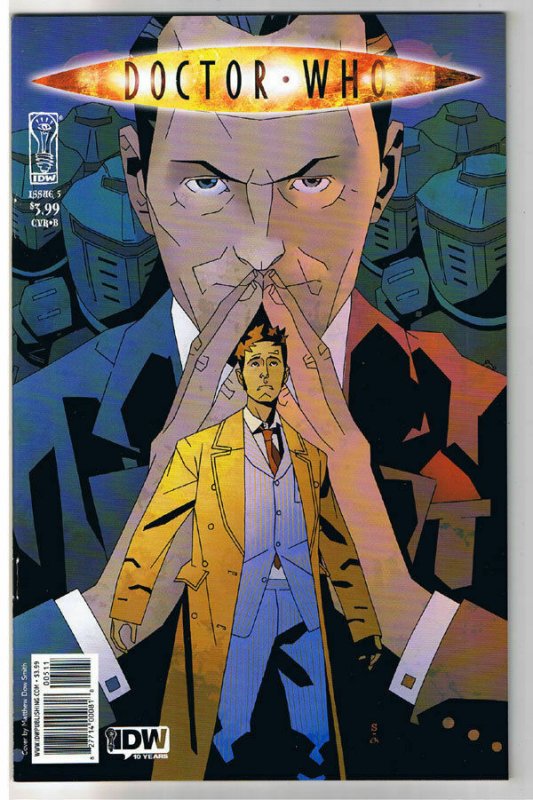 DOCTOR WHO #5 B, NM, Matthew Smith, Fugitive, Judoon, 2009,IDW,more DW in store