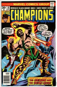 CHAMPIONS #10, VF/NM, Hercules, Black Widow, Ghost Rider, 1976 1977, Marvel