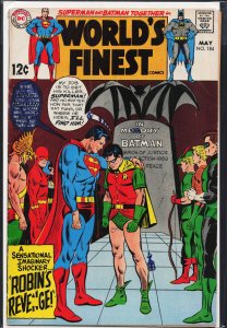 World's Finest Comics #184 (1969) Superman and Batman and Robin