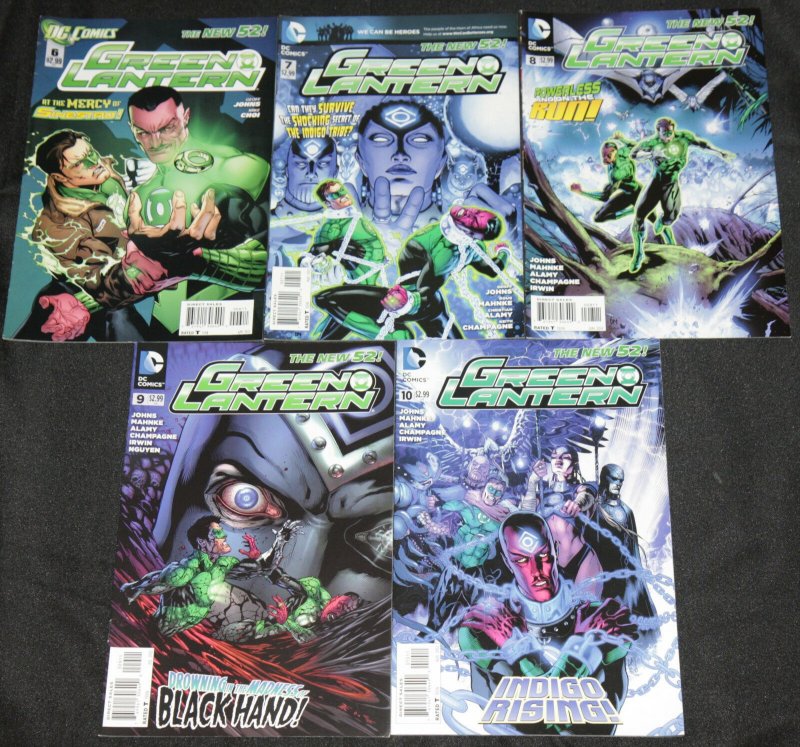 Modern DC GREEN LANTERN VOL. 5 - 10pc Count Mid Grade Comic Lot VF JLA New 52