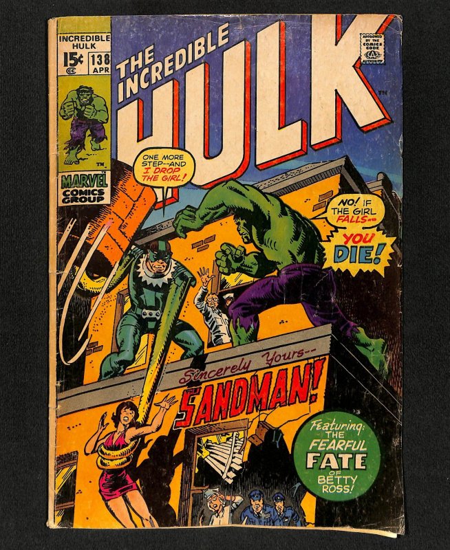 Incredible Hulk (1962) #138