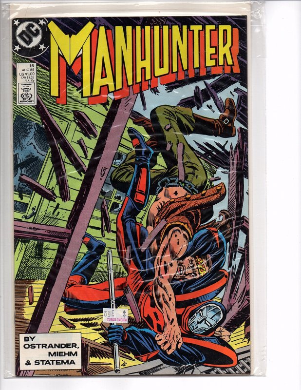 DC Comics (1988) Manhunter #16 John Ostrander (plot) Grant Miehm Art