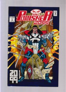 Punisher 2099 #1 - Foil stamped cover (8.0) 1993