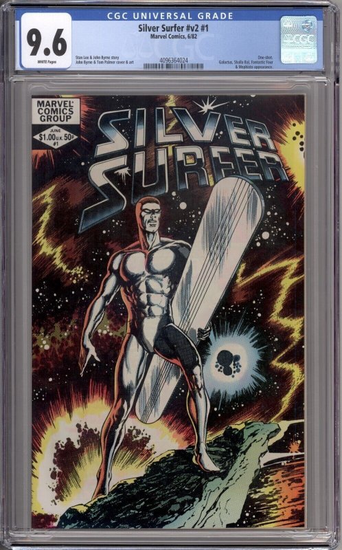 Silver Surfer #1 VOL2 (1982) CGC 9.6 NEAR MINT+ John Byrne