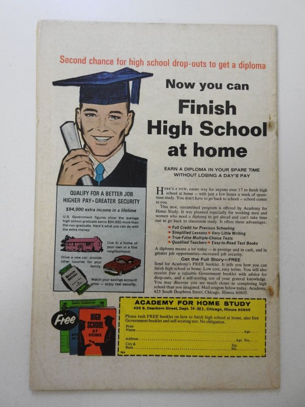 The Incredible Hulk #130 (1970) VG Condition moisture stain, rust on staples