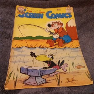 Real Screen Comics #123 dc comics 1958 Silver age Fox and Crow funny animal toon