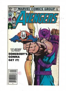 The Avengers #223 (1982) abc