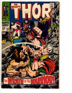 The Mighty Thor # 152 VF/NM Marvel Comic Book Odin Loki Avengers Hulk Sif TW65