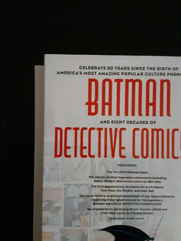 Detective : 80 Years of Batman Hardcover 1st Print Cover by Jim Lee.