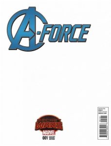 A-Force #1 2015 Blank Cover B Marvel Comics BL01