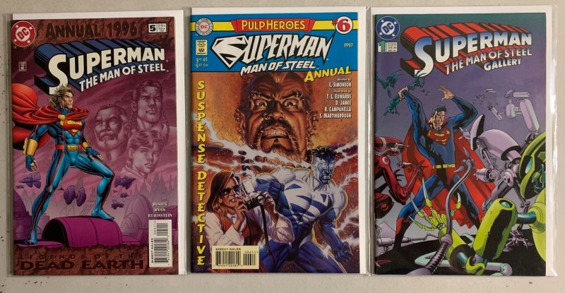 Superman Steel lot #51-90 + 2 Anns + Special DC (avg 8.0 VF) 43 diff (1995-'99)
