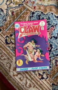 Claw the Unconquered #1 (1975) 1st issue Sword and the silent scream Conanesq