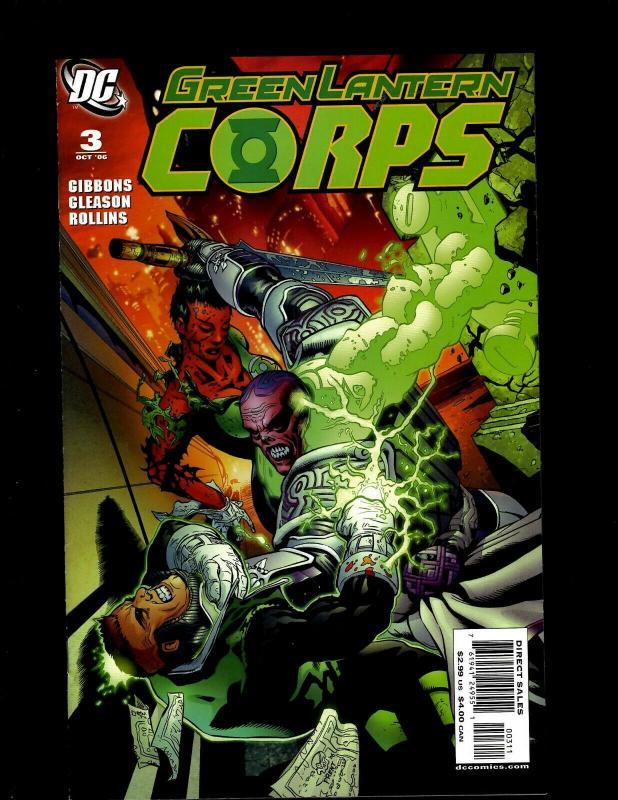 Lot of 12 Green Lantern Corps DC Comic Books #1 2 3 4 5 6 7 8 9 10 11 12 GK31