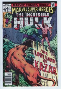 MARVEL SUPER-HEROES #63 - 7.0 - WP - Hulk