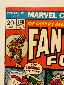 Fantastic Four #140 Annihilus Origin Story 1973 Buscema Bronze Age Marvel Comics