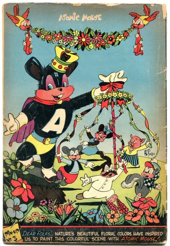 Atomic Mouse #3 1953- Al Fago- Golden Age Funny Animals G/VG