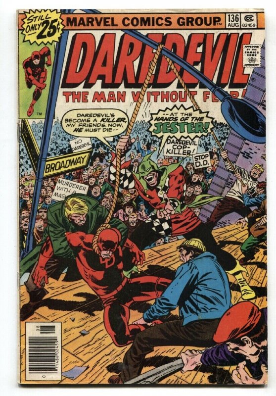 Daredevil #136 1976  COMIC BOOK- Jester - marvel 