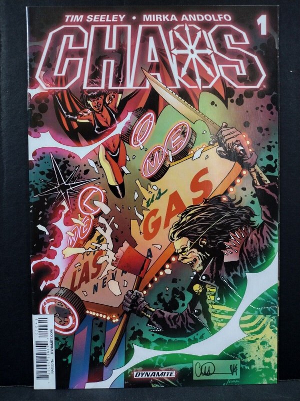 CHAOS #1 VF/NM 9.0 RETAILER INCENTIVE 1/10 RATIO CHARLIE ADLARD VARIANT