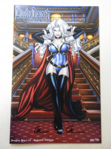 Lady Death: Dragon Wars #1 Majestic Edition NM- Condition! Signed W/ COA