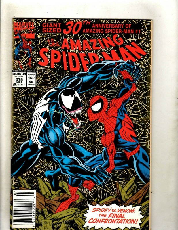 7 Spider-Man Comics Amazing 374 375 401 + Spectacular # 226 227 228 229 HJ9