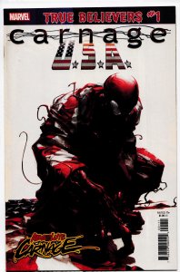 Carnage U.S.A. #1 True Believers Cover (2019) Carnage