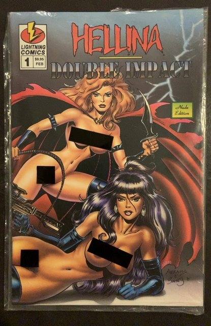 Hellina Double Impact #1 Nude Edition Not Sealed w/CoA FN