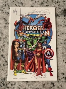 Heroes Convention 99' Program SIGNED 50+ Times By Comics Artist Darth Vader J809