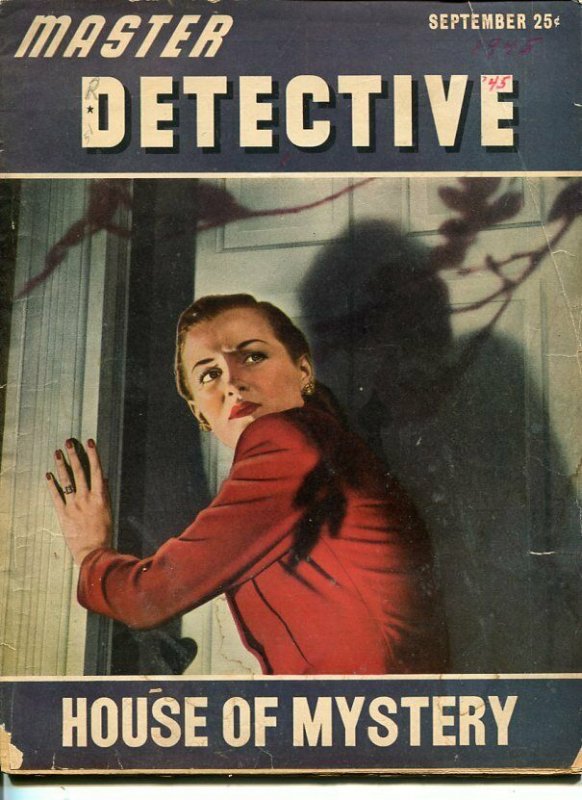 MASTER DETECTIVE--SEPT 1945-G-FAR STUDIOS COVER-MURDER-ASSASSIN-HURRICANES G