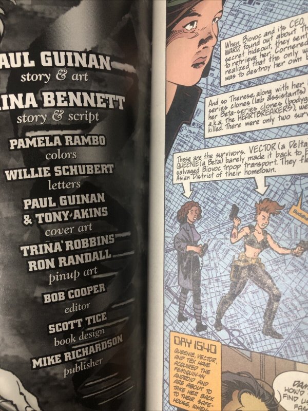 Heart Breakers (1996) 1 (VF/NM) Variant Dark Horse Comics Signed Guinan •Bennett