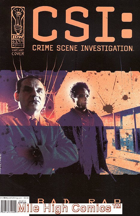 CSI: BAD RAP (2003 Series) #2 VARIANT Fine Comics Book