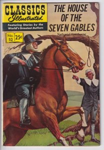 CLASSICS ILLUSTRATED #52 HRN 169 House of the Seven Gables (1948) VF 8.0