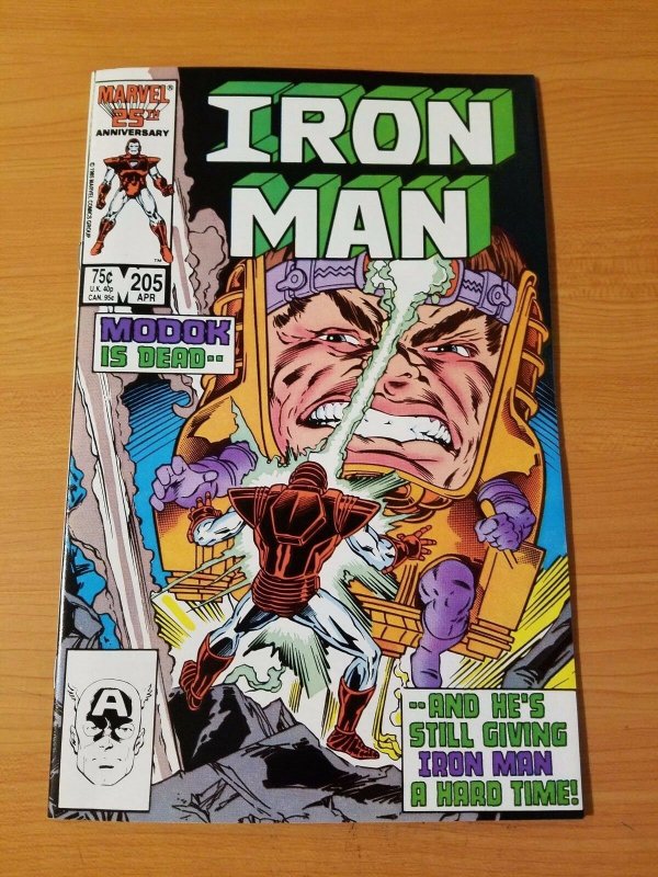 Iron Man #205 Direct Market Edition ~ NEAR MINT NM ~ 1986 MARVEL COMICS