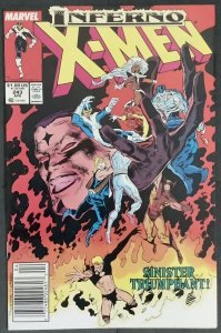 Uncanny X-Men #243 Newsstand Edition (1989, Marvel) VF+