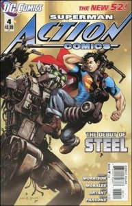 Action Comics (2011) 4-A Rags Morales Standard Cover FN