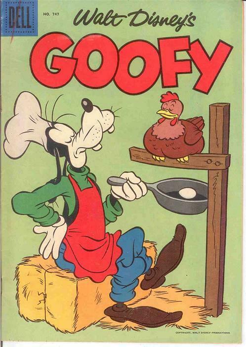 GOOFY F.C. 747 FINE  1956 COMICS BOOK