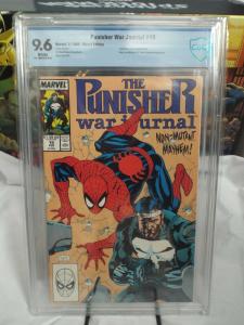 Punisher War Journal #15 (1990) - CBCS 9.6 / Spider-Man Cover