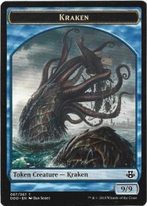 Magic the Gathering: Duel Decks: Elspeth vs. Kiora - Kraken Token