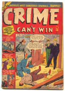 Crime Can't Win #7- Golden Age Comic FR/G