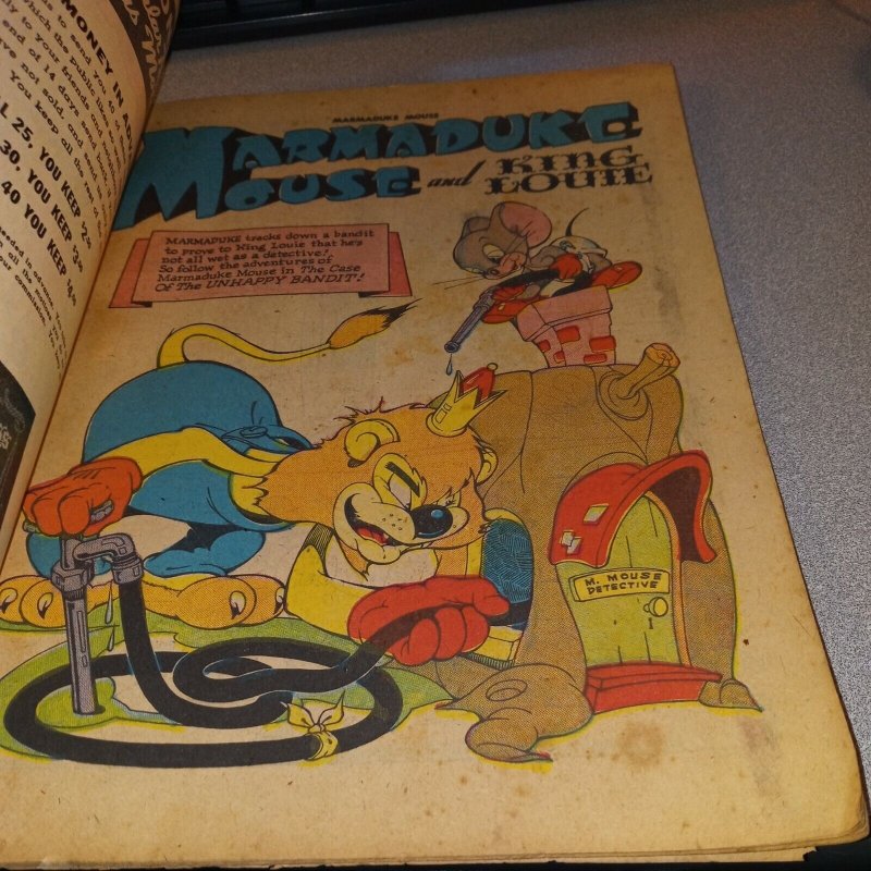 Marmaduke Mouse #4 Golden age 1946 quality comics precode funny animal cartoon