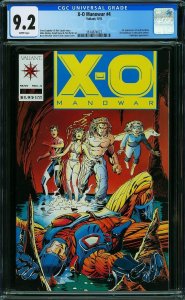 X-O Manowar #4 (1992) CGC 9.2 NM-