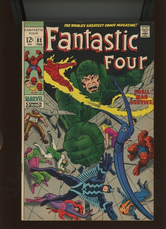 (1969) Fantastic Four #83: SILVER AGE! KEY! MAXIMUS COVER APPEARANCE! (7.5/8.0)