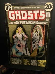 Ghosts #14 (1973) high-grade The bride wore a shroud story! VF Wow!