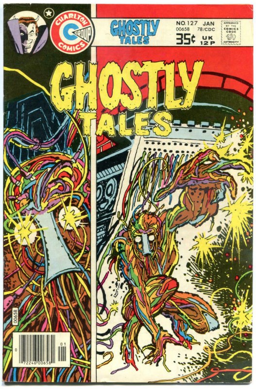 GHOSTLY TALES #127, FN/VF, Sutton, Wire Man, 1966 1978, more Charlton in store
