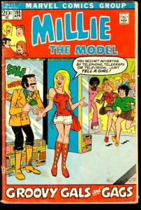 MILLIE THE MODEL #195-MARVEL- STAN LEE APPEARS IN STORY G