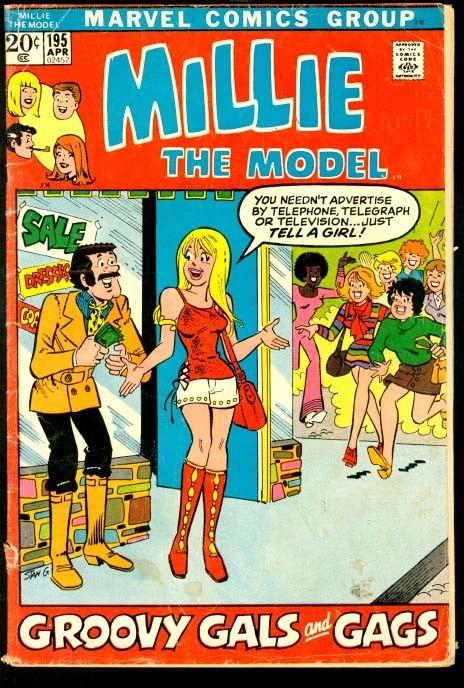 MILLIE THE MODEL #195-MARVEL- STAN LEE APPEARS IN STORY G