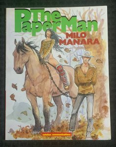 1986 THE PAPER MAN by Milo Manara SC FVF 7.0 1st Catalan