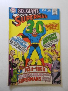 Superman #207 (1968) FN- Condition!