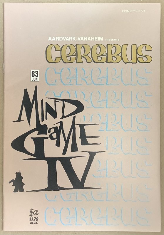 Cerebus #63 (1984, Aardvark-Vanaheim) VF/NM