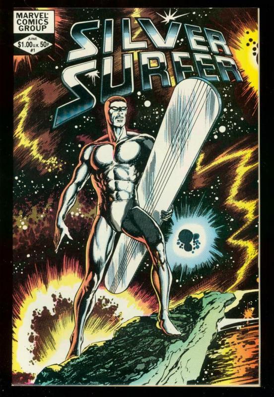 SILVER SURFER V.2 #1 1982 MARVEL COMICS BYRNE COVER VF/NM