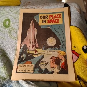 Our Place in Space General Electric giveaway 0 silver age 1959 educational promo